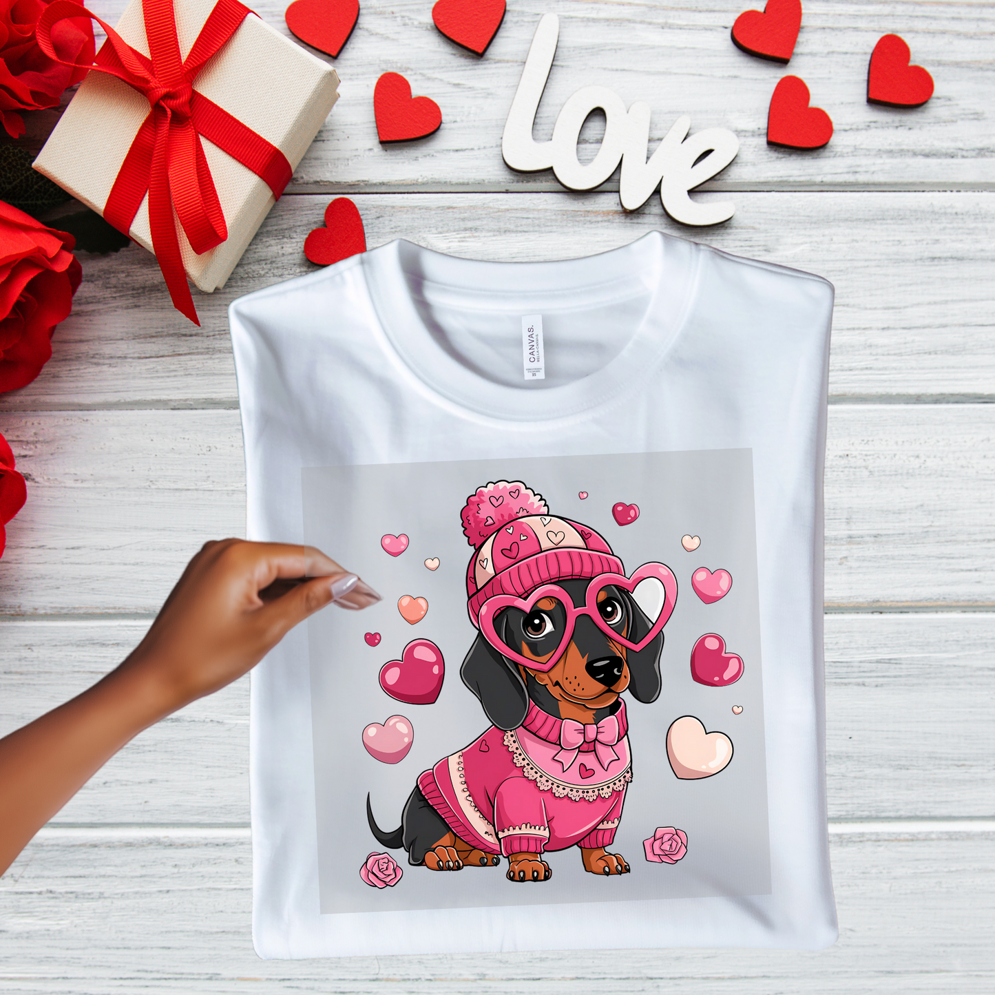 Valentine Dog