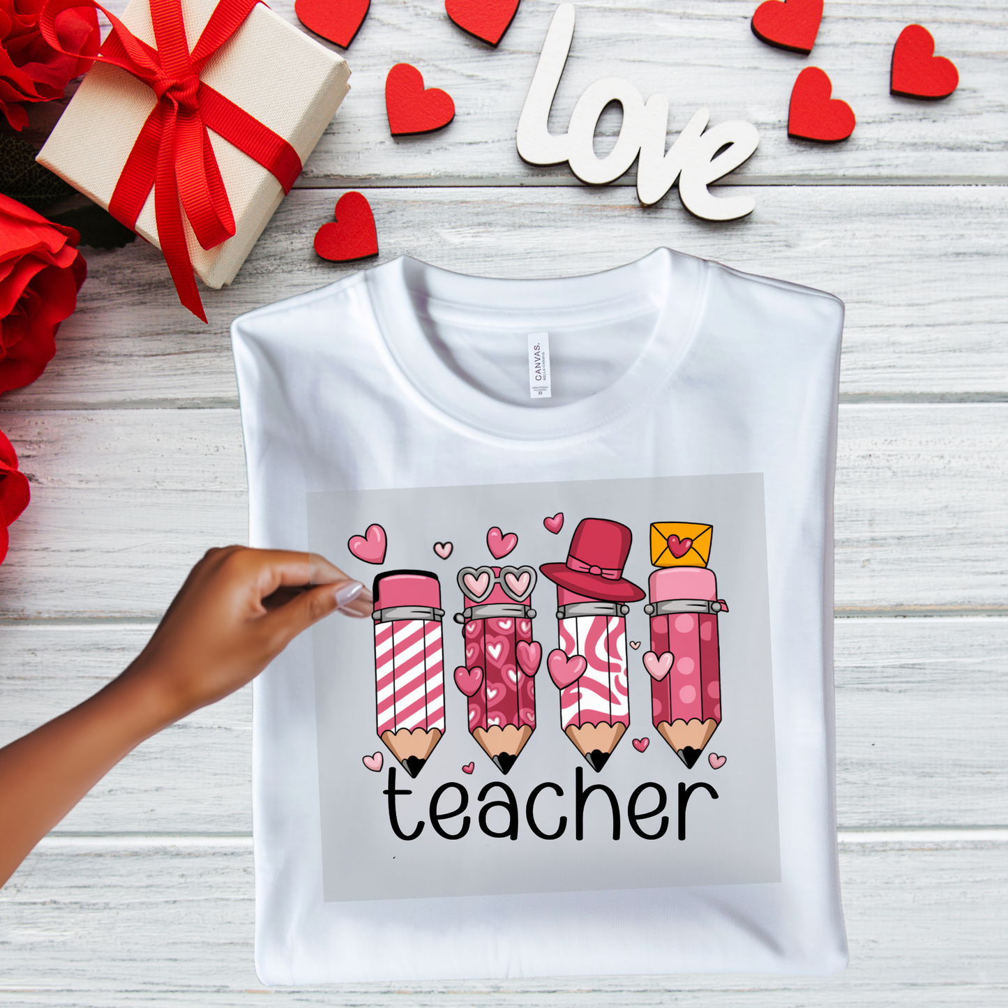 Teacher valentine Pencil