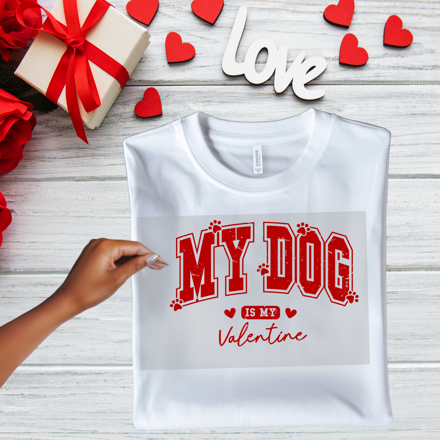 My dog is my Valentine