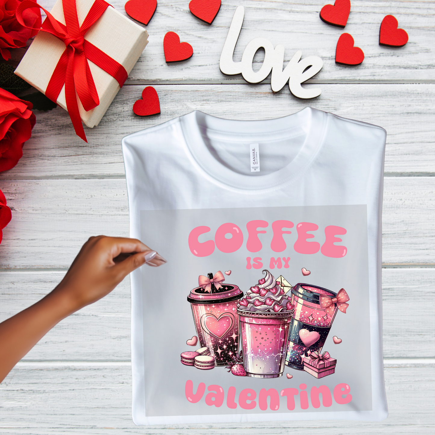 Coffee Is my Valentine Transfer