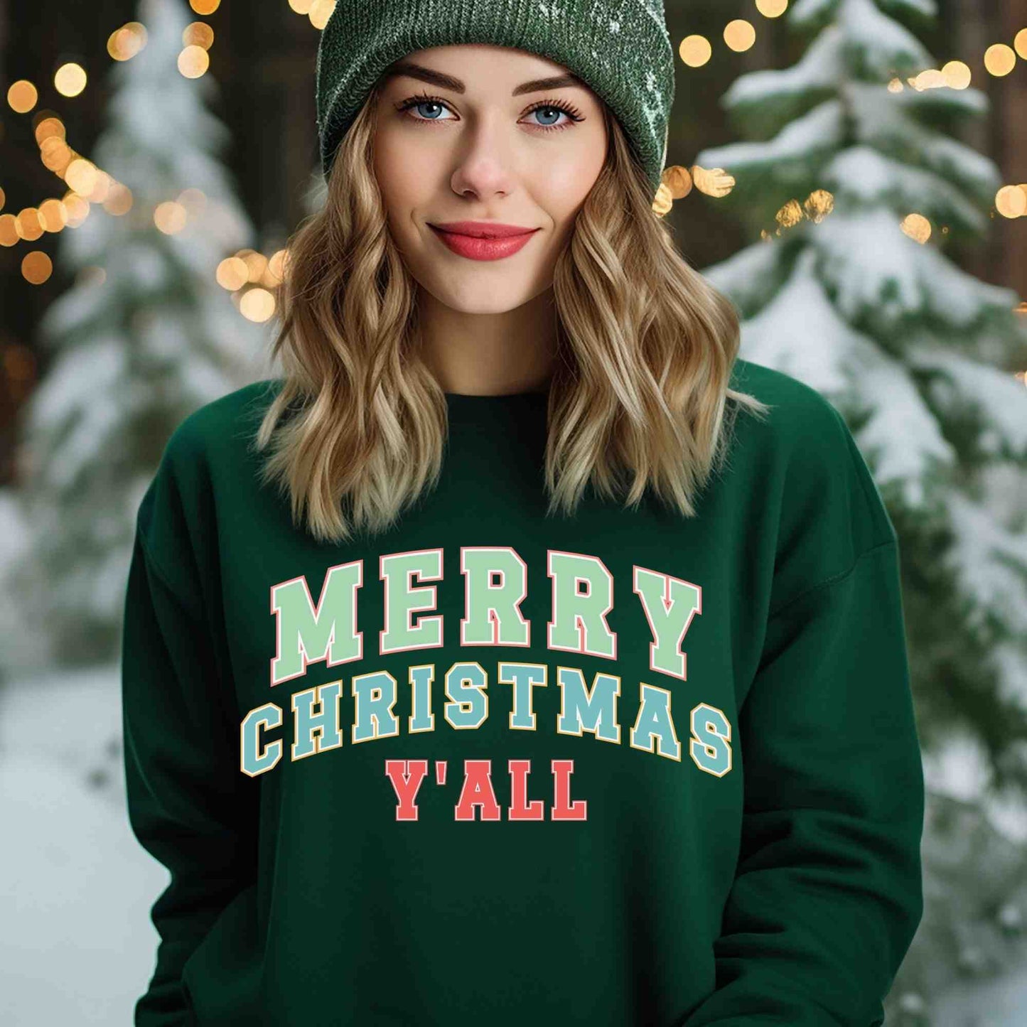 Merry Christmas Ya'll DTF print