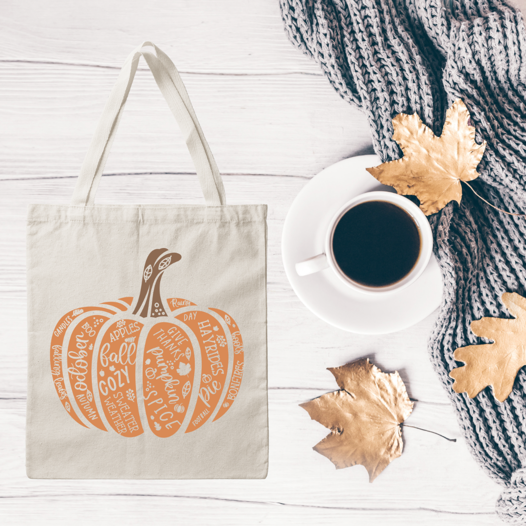 Pumpkin filigree DTF print