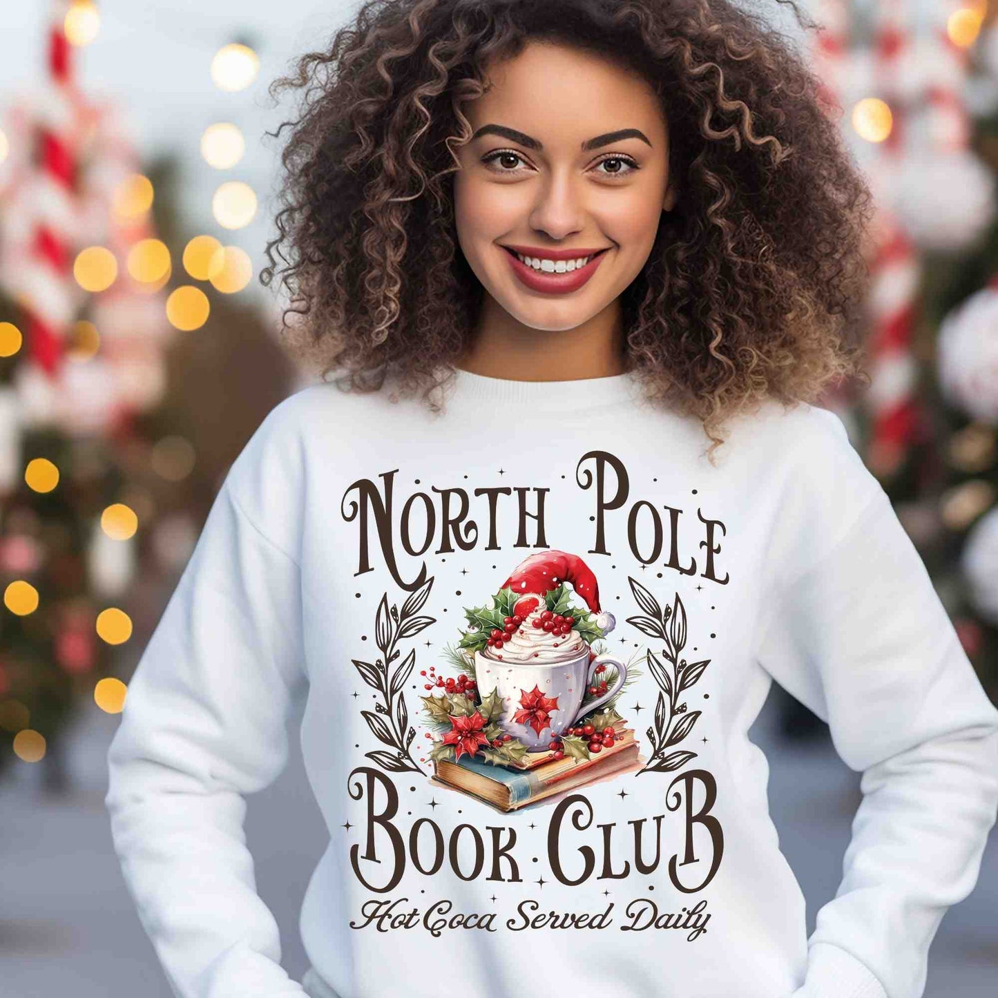 North Pole book Club DTF print