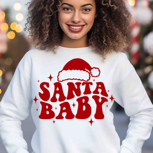 Santa Baby DTF print