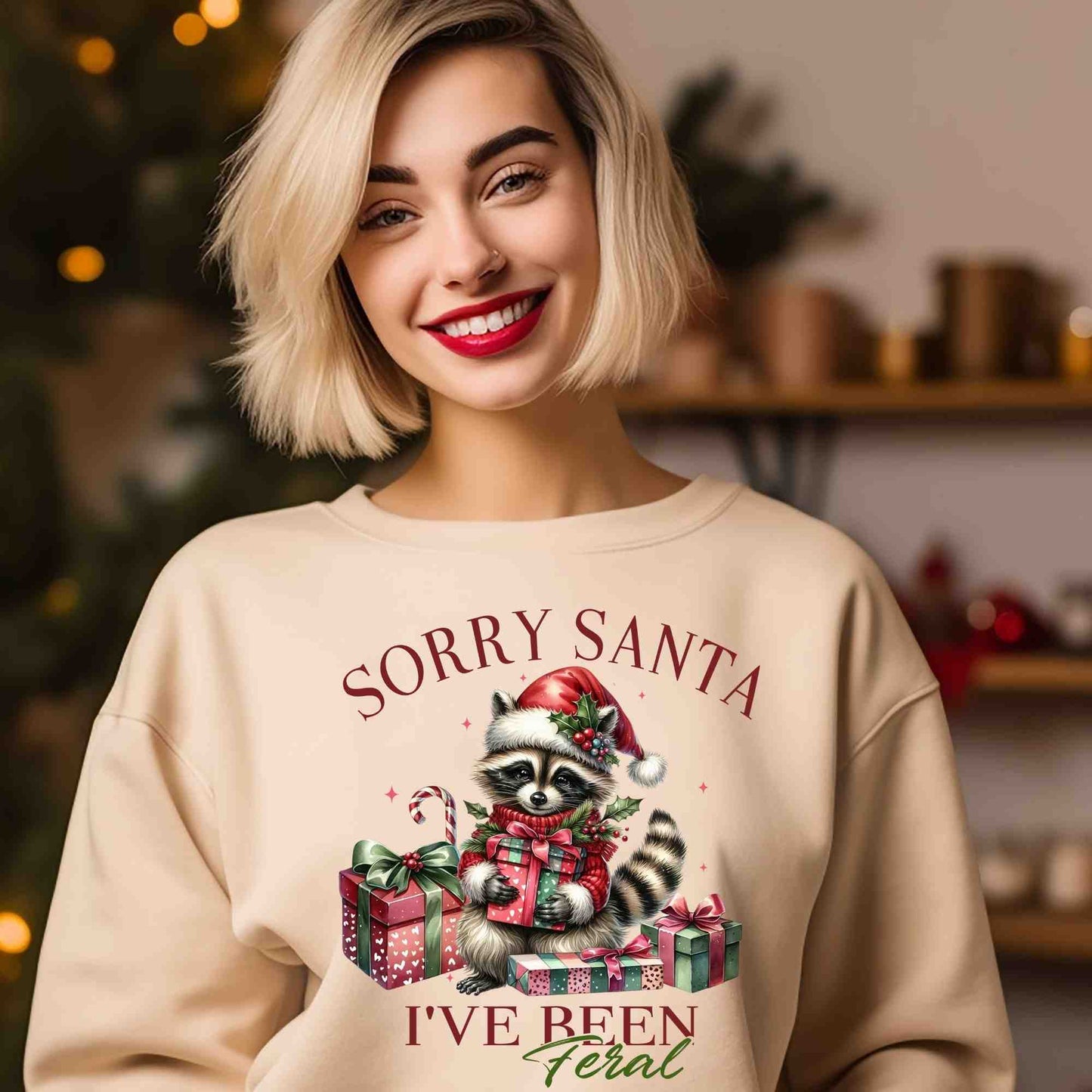 Sorry Santa DTF print